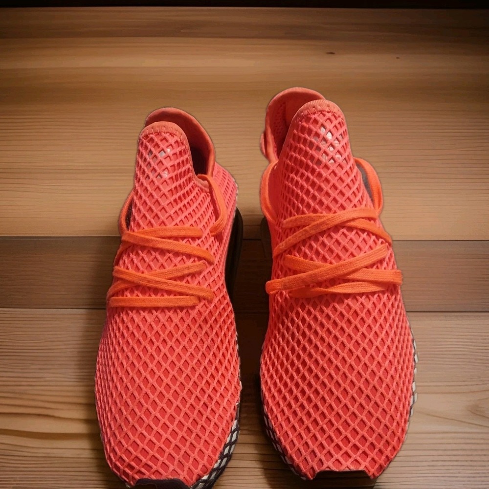 Adidas Deerupt Runner Solar Orange Running Sneakers D96721‎ Mens Size 11 RARE